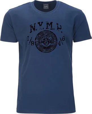 Produktbild von Übergrößen T-Shirt New York schwarz AHORN SPORTSWEAR Alpine Blue 6XL