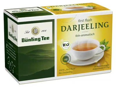 Image de Bünting Organic Darjeeling (20 x 1,75 g)
