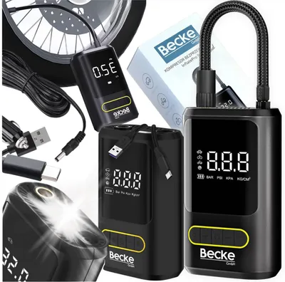 Obrázek produktu pro Kompresorová bezdrátová elektrická kapesní pumpa na kolo prakticky výkonná