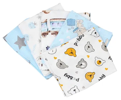 Produktbild von TupTam Baby Mullwindeln Spucktücher 70x80 5er / 10er Pack, Farbe: Junge 5, Anzahl der Teile:: 10er Pack