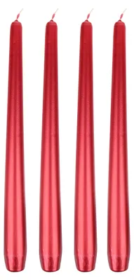 Produktbild von Spitzkerzen "Edelglanz"Rubin Rot 240/24 mm, 4 Stück