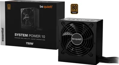 Produktbild von System Power 10 750W (schwarz, 4x PCIe, 750 Watt) - Be quiet BN329 - (Import / nur_Idealo)