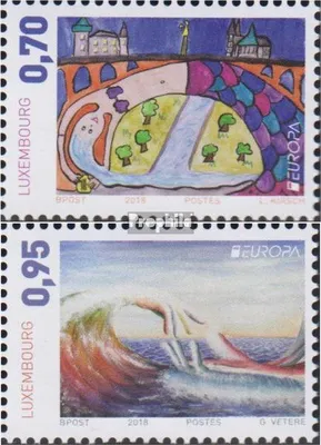 Produktbild von Briefmarken Luxemburg 2018 Mi 2166-2167 (kompl.Ausg.) postfrisch Brücken