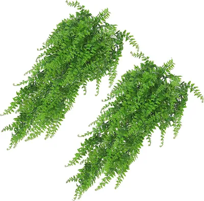 Zdjęcie produktu dla 10 SZTUK Sztuczne wiszące rośliny Plastikowe perskie pnącza paproci Fałszywe rośliny zieleni do dekoracji wnętrz na zewnątrz Ściana ślubna Patio Ganek