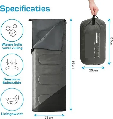 Produktbild von Famanu Schlafsack 200 GSM Füllung und Anknüpfbar - Dekenmodell -