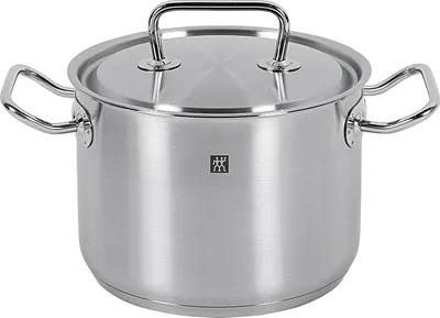 Produktbild von ZWILLING TWIN Classic, 4 l, Edelstahl, Keramik, Gas, Halogen, Induktion, Versiegelte Platte, Edelstahl, Edelstahl, Edelstahl