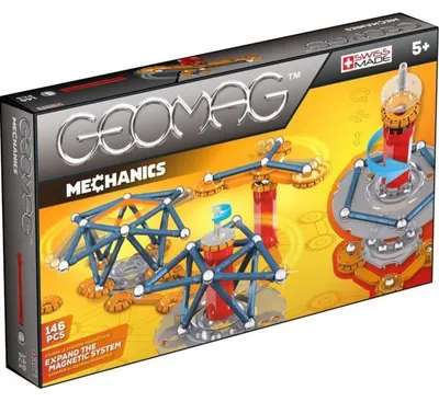 Image de Geomag mechanics - 146 pieces - jeu de construction magnetique - 722