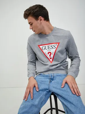 Obrázek produktu pro Šedá pánská mikina Guess Audley