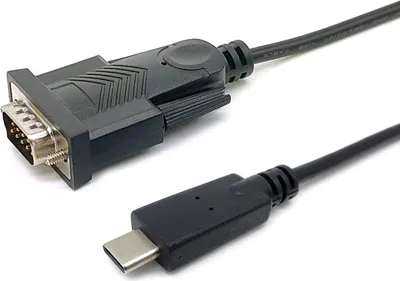 Produktbild von Equip USB-C auf Serial (DB9) Kabel, M/M, 1.5m