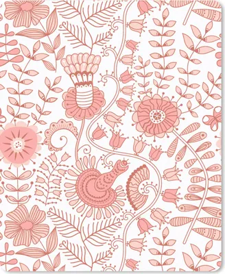Produktbild von MuchoWow® Mauspad Mousepad Blumen - Muster - Pastell 19x23 cm - Mousepads - Maus Mat - Pad - Mausunterlage - Mauspads - Spielen
