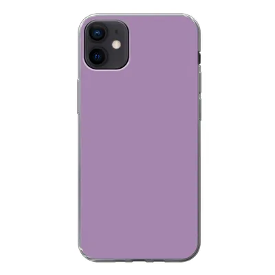 Produktbild von MuchoWow® Handyhülle Schutzhülle Hülle für iPhone 12 mini Innenbereich - Violett - Farben - Farbe - Einfarbig Silikon Softcase Handy Hülle - Bild