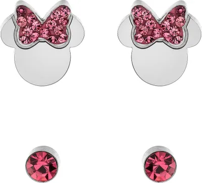 Immagine prodotto di Orecchini a perno Disney collezione argento Minnie Mouse - bambina