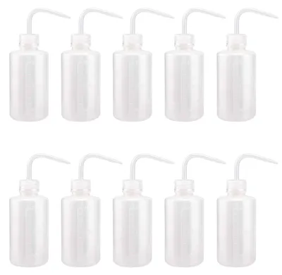 10er Pack Spritzflaschen 250 ml, schmale Tülle, mit Skala