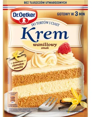Obrázek produktu pro Dr. Oetker Krem do Ciast Waniliowy 105 g