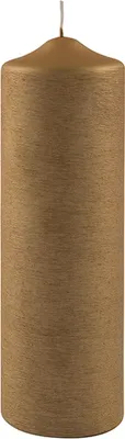 Image de Fink CANDLE, brossé métallique Bougie à bout, paraffine, doré, L. 8 cm, l. 8 cm, H. 25 cm, D. 8 cm Hauteur : 25.00 cm Largeur : 8.00 cm Profondeur : 8.00cm Diamètre : 8.00 cm 123275