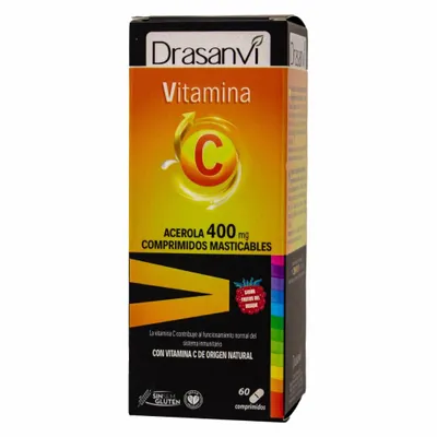 Image de Drasanvi Vitamine C 400 Mg Masticable 60 Comp