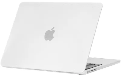 Produktbild von Mobigear Shockproof Grip Hartschalenhülle für MacBook Air 13 Zoll (2022-2026) - Modell A2681 / A3113 / A3240 / A3449 Kunststoff Transparent
