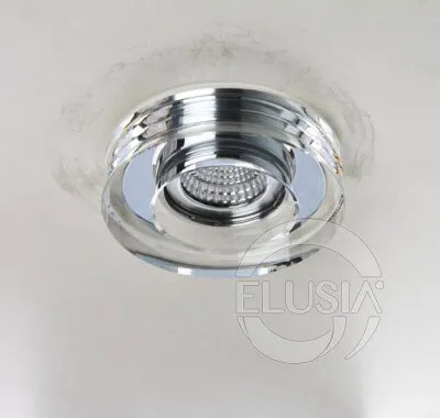 Produktbild von Einbaustrahler Vektor Rund Ø 10 x 2,7 cm, Einbauöffnung Ø 6,5 cm, GU10/MR16, 50W, IP20, nicht dimmbar