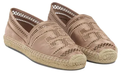 Produktbild von Tory Burch Espadrilles für Damen, Farbe Rosa, aus einem Mischgewebe aus Viskose und Seide
