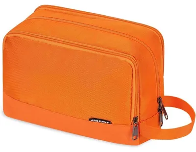 Produktbild von Kulturbeutel Reise Kosmetiktasche Toilettenorganizer Orange 24x15x12cm