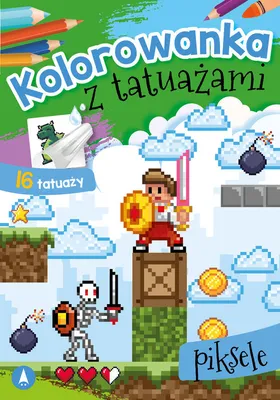 Zdjęcie produktu dla Kolorowanka z tatuazami Piksele
