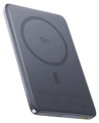 Immagine prodotto di Batteria esterna Baseus PicoGo, 10000mAh, grigia, ultra sottile, con ricarica wireless