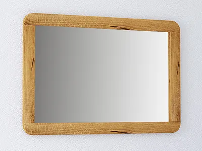 Produktbild von Spiegel Otago 30 Wildeiche massiv geölt - Abmessungen: 60 x 110 x 2 cm (H x B x T)