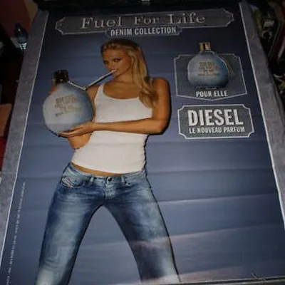 Immagine prodotto di Fuel For Life - DIESEL - Collezione Denim - Poster - 120x175 cm