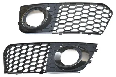 Stoßstange Gitter Abdeckung Nebelscheinwerfer Waben für Audi A4 B8 8K + Avant – Produktansicht