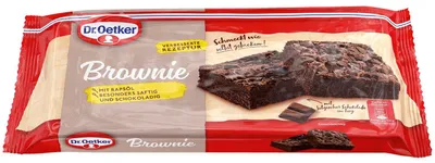 Immagine prodotto di Dr Oetker Brownie Pan di Spagna scuro con gocce di cioccolato 300g