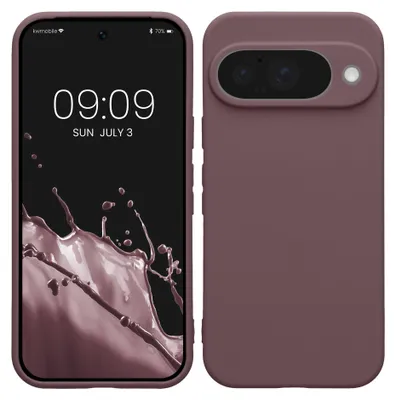 Produktbild von kwmobile Handyhülle für Google Pixel 10 Hülle - weiches Handy Silikon Case - Schutzhülle Cover - Grape