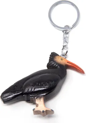 Produktbild von Schlüsselanhänger aus Holz - Waldrapp