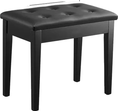 Image de Banc de piano, réglable en hauteur, avec espace de rangement, type A Non réglable