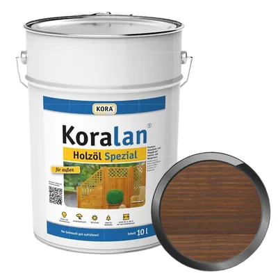 Produktbild von KORA Koralan Holzöl-Spezial 10 Liter Nussbaum