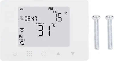 Zdjęcie produktu dla Inteligentny regulator temperatury z cyfrowym wyświetlaczem i aplikacją WiFi do sterowania termostatem w domu i hotelu