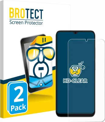 Produktbild von 2x Für Doogee Note 56X Schutzfolie BROTECT Displayschutz Display Schutz Folie Klar Transparent