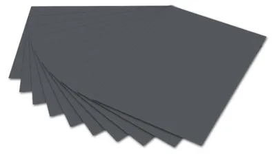 Produktbild von Folia Bastelpapier A4 130 g anthrazit 100 Blatt Kreativpapier