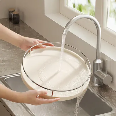 Productafbeelding van Draaibaar kruidenrek met tray-organizer voor aanrecht, kast en koelkast