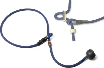 Produktbild von Mystique® Field trial Kurzführer 6mm mit Zugbegrenzung blau 65cm