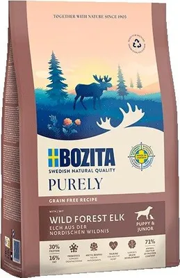 Produktbild von BOZITA Purely Junior Elk with chicken - trockenfutter für Hunde - 11kg
