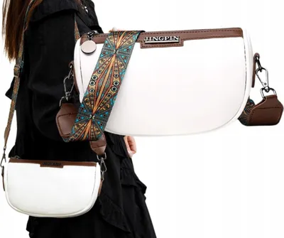 Image de J&W Sac à bandoulière Prifti blanc Taille unique