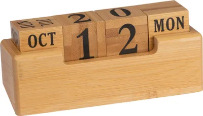 Produktbild von Schreibtischkalender aus Bambus