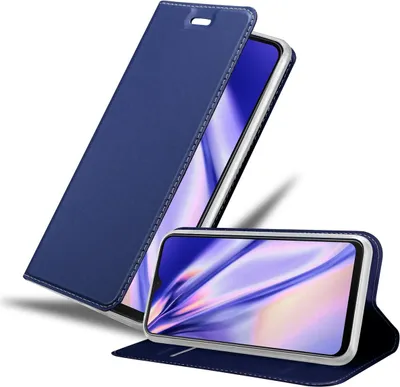 Image de Cadorabo Housse pour Samsung Galaxy M20 Housse de protection en bleu Cover Etui Book Case Booklet