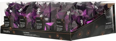 Produktbild von Christbaumschmuck Sterne 7cm Kunststoff 12 Stück - Feige