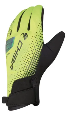 Produktbild von CHIBA BioXCell Warm Winter - wasserdichte Winter-Radhandschuhe, neongelb, S.