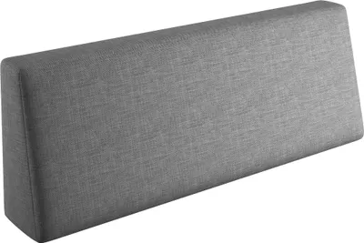 Produktbild von sunnypillow Palettenkissen mit abnehmbarem Bezug Rückenkissen 120x40x20/10cm Grau