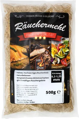 Produktbild von Eversmoke Premium Räuchermehl "Extra Fein 0,2-1,25mm", 500g