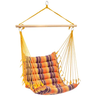 Obrázok produktu pre nabbi Závesné hojdacie kreslo FHMK 100x60 cm - farebné pásy