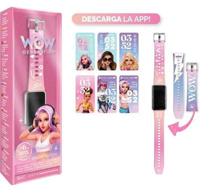 Immagine prodotto di Orologio connesso KIDS LICENSING WOW GENERATION, multifunzione, schermo analogico e digitale, contapassi, batteria ricaricabile