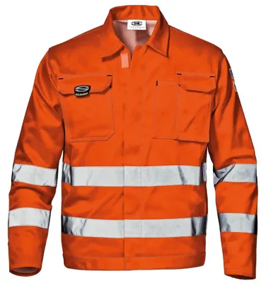 Obrázok produktu pre Sir Safety Velvet – výstražná pracovná bunda triedy 2 s reflexnými pruhmi, 2XL, HI-VIS ORANŽOVÁ